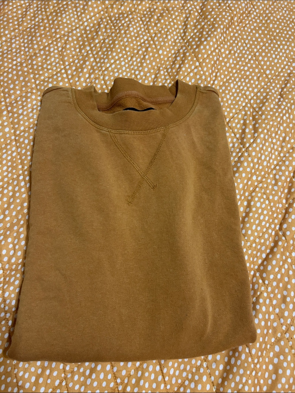 Original Use Men's Crewneck Sweatshirt in Caramel Brown